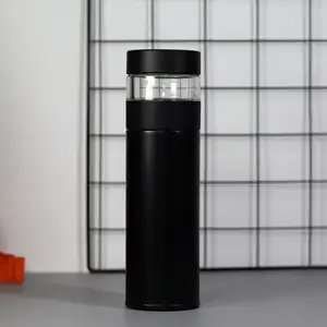 316 Stainless Steel Display Bottle With Tea Strainer Water Flask Smart Cup Tea Infuser Water Bottle