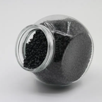 Granulés de polypropylène (PP) de qualité moulage par injection noir fournis en usine Matières premières PP recyclées Particules de plastique PP