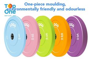 TopOne Bodybuilding Fitness Gym Disques en fonte Musculation Barbell Pare-chocs Plaques de poids - Product Image 3