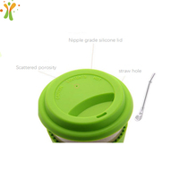 Gobelets de riz de voyage réutilisables pour café froid Bubble Tea Boba