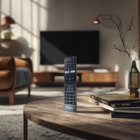 OEM, ODM, personalizable, venta directa de fábrica, BT, voz, LED Air Mouse, inteligente, certificado ROHS, código fijo, control remoto para TV y vehículos