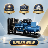 Générateur diesel industriel 1000 KVA, moteur Weichai, 800 kW, triphasé, usage intensif, 480V ATS