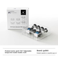 Manette électromagnétique Gulikit TMR 720 °   Torque réglable pour manettes Xbox Elite 2, PS4, PS5, Switch Pro, accessoire de jeu