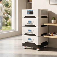 Système solaire avec stockage 51.2V 100Ah 5kWh 5kW, onduleur tout-en-un, batterie, onde sinusoïdale pure, sortie 2000W, charge solaire MPPT