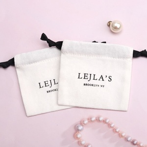2024 Custom Soft Washing Durable Organic Cotton Tote <b>Draw</b> String Shoe Bag <b>Small</b> Foldable Brush Canvas Drawstring Pouch With Logo - Product Image 1