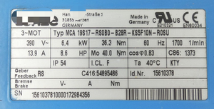 Controlador PLC Industrial para Motor MCA 19S17-RS0B0-B28R-KS5F10N-R0SU - Product Image 5