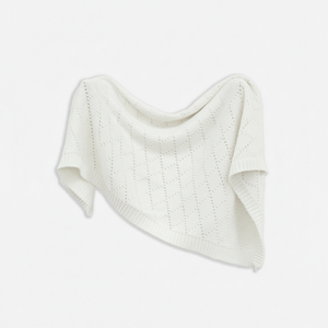 Couverture classique en coton tricoté 100% écologique, couleur unie, 210g-280g, provenant du Vietnam, idéale pour le printemps et l'automne. - Product Image 5