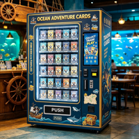 Distributeur de cartes intelligent pour les packs de cartes sportives et les objets de collection en boîte mystère lors des événements sportifs et des manifestations pour fans