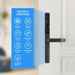 Oyo Đa Chức Năng Thông Minh Điện Tử Cửa Khóa Điện Kỹ Thuật Số Mật Khẩu Thông Minh Xử Lý Sinh Trắc Học Vân Tay Cửa Khóa - Product Image 3
