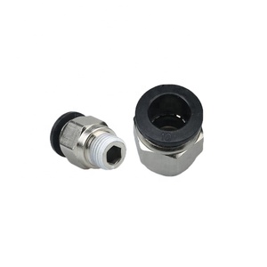 PC Push in Pneumatic Pipe Fittings Male Straight <strong>Quick</strong> <strong>Connector</strong> - Product Image 1