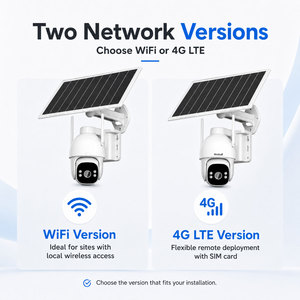 กล้องโซลาร์เซลล์ <span class=keywords><strong>Camhipro</strong></span> AOV 4MP รุ่นใหม่ รองรับ Wi-Fi และ 4G บันทึกวิดีโอ 24 ชั่วโมงตลอดทั้งสัปดาห์ เลนส์ F1.0 พร้อมแบตเตอรี่ 15600 มิลลิแอมป์  ติดตามความเคลื่อนไหวของมนุษย์ - Product Image 3