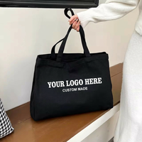 Sac fourre-tout en toile personnalisé avec logo OEM, grande capacité, sac à bandoulière décontracté pour femmes, sac de shopping écologique réutilisable, vente en gros