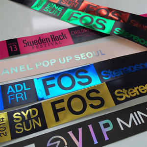 [AnyWristband] Pulseras YUPO a todo color, tipo individual de 25 mm (1 pulgada), pulseras a todo color para branding - Product Image 2