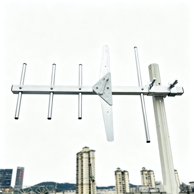 New Vertical Outdoor TV Antenna for VHF/UHF Digital Reception with 7DBI Gain and 70/65 Degree Beamwidths