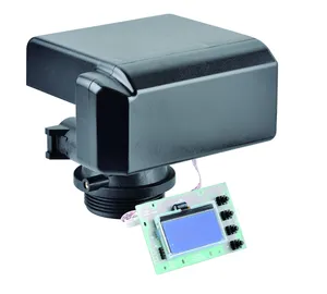 बड़ा प्रवाह दर पानी सॉफ़्नर इलेक्ट्रॉनिक नियंत्रण वाल्व के साथ पास द्वारा मिश्रण वाल्व ASD2-LCD