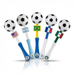 EPT Vibrant Handheld National Team Flag Design Fan Gear Props for World Cup Matches Soccer Noisemaker Cheering Sticks - Product Image 1