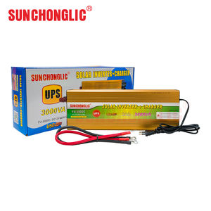 Sunchonglic 3000W 3000VA Onduleur à onde sinusoïdale modifiée Chargeur onduleur 12V à 220V UPS inversé Sortie unique - Product Image 6