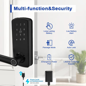 लकड़ी के स्टील/पीतल वाटरप्रूफ फिंगरप्रिंट के लिए ट्यूया स्मार्ट लॉक क्लाउड - Product Image 4