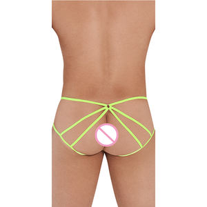 กางเกงในชายขายส่ง ผ้าโมดอล สีพื้น แต่งลูกไม้ ทรงทีแพนท์ สวมใส่สบาย ระบายอากาศได้ดี เนื้อผ้านุ่ม กางเกงในแบบจ็อคสแตรปสำหรับเด็กผู้ชาย - Product Image 1