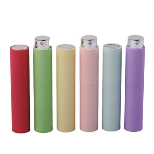 Wholesale Factory 10ml Refillable Perfume Atomizer Portable Rotary Twist Telescopic Empty <strong>Plastic</strong> <strong>Bottle</strong> Custom Logo for Travel - Product Image 1