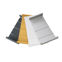 Panneau de toit en forme de dôme imperméable et isolant thermique Toiture en métal à joint debout en acier de couleur Tuiles de construction incurvées