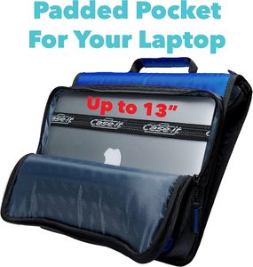 Case-it Black Portable Official Briefcase Business Trip <b>Large</b>-capacity Computer <b>Bag</b> Mighty <b>Zip</b> Tab Zipper Binder - Product Image 6