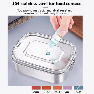 800ml 1200ml 1500ml thép không gỉ Bento Hộp Ăn Trưa cho trẻ em và người lớn bị rò rỉ bằng chứng và nhiệt kim loại <span class=keywords><strong>container</strong></span> cho bữa ăn trưa - Product Image 6