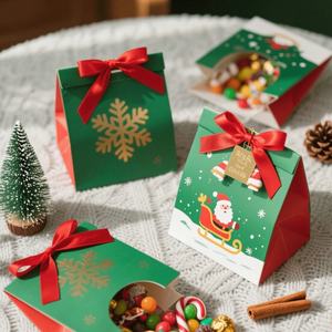 Personalised Logo Eco-Friendly Luxury Paperboard Candle <b>Gift</b> <b>Bags</b> Lamination <b>for</b> Protective Birthday <b>Christmas</b> Shopping - Product Image 4