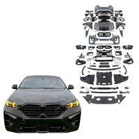 Kit de Carrocería para BMW X6 E71 2006-2013, Actualización a F96 G06 LCI X6M, Parachoques Delantero y Trasero, Faldones Laterales, Rejilla, Capó, Guardabarros, Piezas de Auto Premium