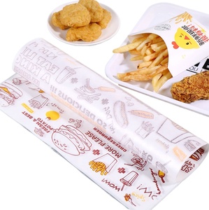 Wholesale Pe/wax/silicone Coated <strong>Food</strong> Grade Deli Custom Design and Size Grease Proof Sandwich Paper Hamburger Wrapping Paper - Product Image 1