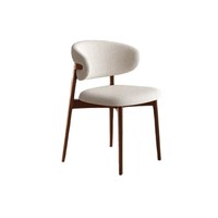 Chaise de salle à manger en métal, style luxe léger, moderne, minimaliste, fauteuil, design nordique, siège de bureau, chaise de loisirs, tissu pour la maison