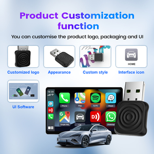 Carlinkit mini siêu cả hai có dây trở thành không dây Carplay Android tự động kênh chỉ đạo bánh xe điều khiển USB Ai hộp xe chơi Bộ chuyển đổi - Product Image 6