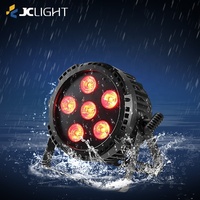 Batería al aire libre Powered Led Par Light 6x18W Rgbwa UV 6in1 Parled IP65 Uplights inalámbricos para fiesta de boda