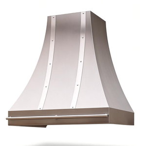 Maßgefertigte Architektonische Gebogene Edelstahl-Dunstabzugshaube Wandmontiert Luxuriös für Wohnbereiche - Product Image 4