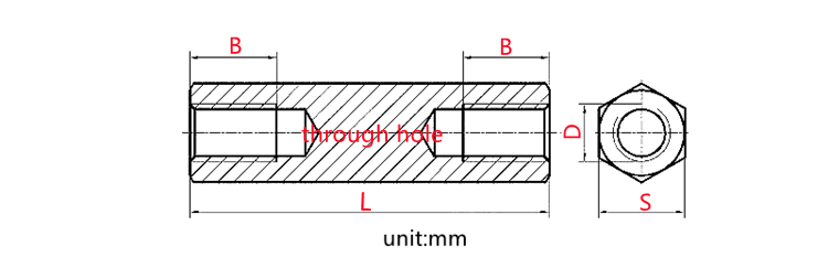 304 Stainless Steel Rod M2 M2.5 M3 M4 M5 M6 M8 M10 Female Thread Straight Fitting Long Hex Sleeve Coupling Nut