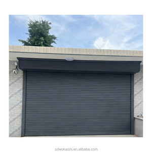 Porta <span class=keywords><strong>Garage</strong></span> Avvolgibile in Acciaio Antiurto per Doppia Auto, Alta Qualità, Effetto Legno, Ideale per Uso Residenziale - Product Image 3