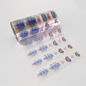 Rollo de etiquetas adhesivas de lámina de oro holográfica transparente con impresión personalizada UV duradero para máscara de embalaje de perfume/champú/loción - Product Image 2