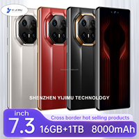 Mate70 RS 16G+1TB Android 15, Pantalla de 7.3 Pulgadas, Batería de 8000mAh, Versión Global, Teléfono Celular 5G Global, Procesador Rápido, Wi-Fi, ODM/OEM