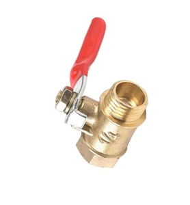 Bille en laiton manuelle avec poignée en PVC, taille personnalisée 20mm-110mm, type à douille pour fluides aqueux - Product Image 4
