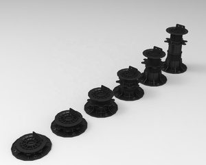 Eğim düzeltici kaide kendinden tesviye kafa ahşap kiriş desteği WPC zemin kaplaması ayak güverte kaide XF-T204G-2 75-155mm - Product Image 4