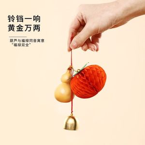 2026 Year of the Horse gourd bell <b>door</b> hanging decoration for the <b>Spring</b> Festival, a creative and festive New Year's decoration - Product Image 3