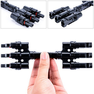 Connecteur T PV type T <span class=keywords><strong>solaire</strong></span> deux trois quatre cinq mâle femelle connecteur de carte de module de batterie - Product Image 6