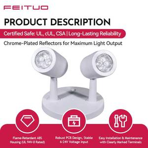 Venta Directa de Fábrica, Lámpara LED de Pared con Control Remoto, Larga Duración, Iluminación de Emergencia - Product Image 3