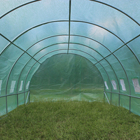 Petite serre chaude du bon fournisseur Grande maison de culture de plantes Cadre en bois traité sous pression nature Assemblage facile en polycarbonate
