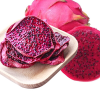 Fruits de Pitahaya Séchés Chinois, Tranches de Dragon Fruit Rouge Déshydratées pour Infusion