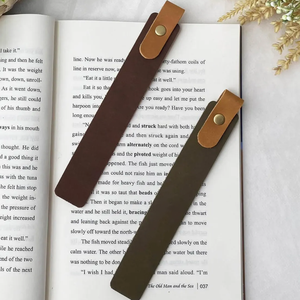Cổ điển PU da Bookmark trường văn phòng Bookmark giấy <span class=keywords><strong>Clip</strong></span> cuốn sách góc bảo vệ quà tặng cho cuốn sách người yêu - Product Image 4