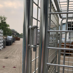 YOUGU 1000KG Kapasiteli Profesyonel Özelleştirilebilir Büyük Ağır Hizmet Tipi Çelik Depolama Katlanabilir Rulo Konteyner Arabası Kafesi - Product Image 3