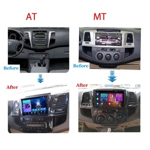 Carplay Radio mobil Android otomatis, untuk Toyota Fortuner HILUX Revo Vigo 2007-2015 Radio FM Multimedia pemutar Video Autoradio DSP 4G WIFI - Product Image 2