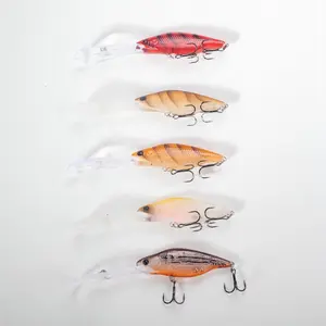 Wholesale Crazy Mouse Artificial Hard Bait Fishing Lures ABS Material for River and Lake Fishing Factory Supplier