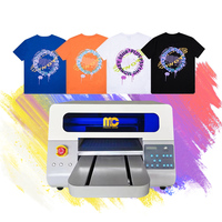 Imprimante de chemise A3 imprimante jet d'encre T-shirt Double tête DTG automatique vêtement Impresora multicolore ferme industries vente directe pas cher